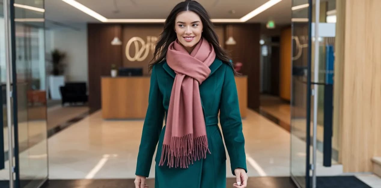 Jaki szalik do zielonego płaszcza, by uniknąć modowej wpadki?