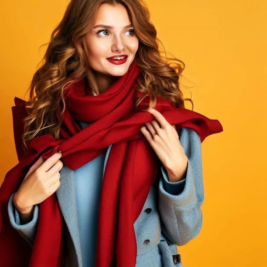 Jaki szalik do czerwonego płaszcza? Oto najlepsze stylizacje i porady